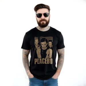 Camiseta Placebo Preta Unissex